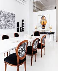 Transform Your Dining Room By Modernizing Vintage Furniture Designer Colomba And Tristan Full Dining Table Design Antique Dining Chairs White Dining Chairs