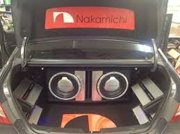 Riding In Style With Our Nakamichi Sp W350d 12 4ohm Dvc Subwoofer And Our Ngta704 Amplifier Car Audio Audio Vehicles