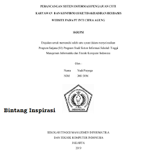 Referensi contoh abstrak ekonomi, laporan praktikum, skripsi, lkir, opsi, pkm dan karya ilmiah perlu dipahami bahwa abstrak yang sesuai dengan kaidah penulisan pasti akan menarik hati rasa. Perancangan Sistem Informasi Pengajuan Cuti Karyawan Dan Konfirmasi Ketidakhadiran Berbasis Web Bintang Inspirasi