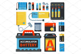Battery Energy Save Accumulator Vector Tools Electricity Charge Fuel Positive Supply And Isposable Battery Component Alkaline Industry Technology Accumulative I Energy Storage Save Energy Energy