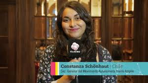 Pronunciamiento frente amplio por justicia, vida y libertad alto a la política gubernamental contra la produccion alimentaria nacional el ministro de. Constanza Schonhaut Sec General Del Movimiento Autonomista Frente Amplio Chile Youtube