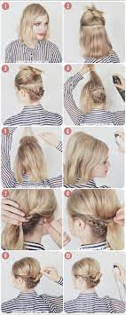 4 Tutos De Coiffures Tressees Pour Les Cheveux Courts Cheveux Courts Coiffure Tresse Cheveux Court Tutoriels Coiffure