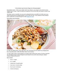 Taking an analogy from the world of music, bubur ayam is an orchestra, and not a single piece. 7 Resep Bubur Ayam Spesial Pdf