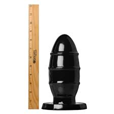 Missile-Butt-Plug-Big-Huge-Ribbed-Wide-Anal-Large-Deep-Ass-Dong-Hands-free- Dildo | eBay