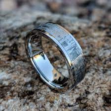 New 7mm Wide Meteorite Ring With Strengthened Cobalt Chrome Etsy Meteorite Ring Beautiful Rings Jewelry
