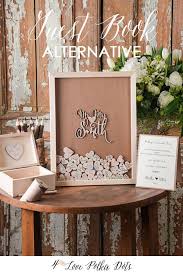 Have Each Guest Sign A Heart Shaped Slice Of Birch Bark And Deposit It Into A Wooden Memory B With Images Wedding Guest Book Wedding Guest Book Alternatives Rustic Wedding
