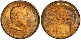 The obverse of the ulysses s. Us Grant Centennial Gold Dollar Commemorative History Facts And Specifications