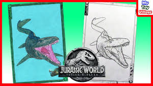The huge success of jurassic park in 1993 started the great popularity of all gadgets with prehistoric creatures, including coloring pages with dinosaurs. Jurassic World Coloring And Activity Book With Stickers Toys Games Drawing Sketch Pads