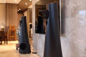 Estelon Yb Black Matte Speakers In A Beautiful Residence At Taiwan Estelon Yb Loudspeakers Speaker Bestspeakers Luxury Inter Luxury Homes Home Interior