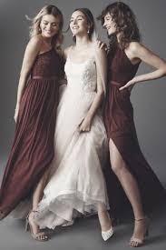 Which wedding dress is your favorite? Open Back Lace And Mesh Bridesmaid Dress David S Bridal