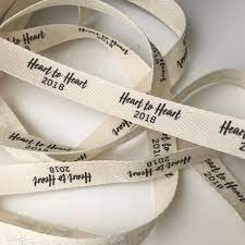 Custom Half Inch Spool Twill Ribbon Flat Or Folded Etsy In 2021 Fabric Labels Ribbon Flats Custom Printed Fabric