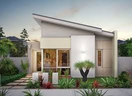 Desain rumah atap miring sebelah. 15 Denah Rumah Minimalis Atap Miring Rumahku 24
