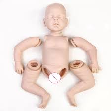 Reborn Full Body Vinyl Silicone Girl 21 Reborn Doll Kits Unpainted Blank Doll Kit Labaguettepattaya Com