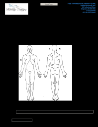 Body Pain Chart Templates At Allbusinesstemplates Com