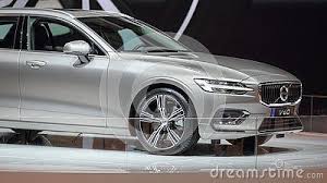 Switzerland Geneva March 8 2018 The Volvo V 60 The 88th International Motor Show In Geneva From 8th To 18th Of March 2018 Volvo Geneva Switzerland