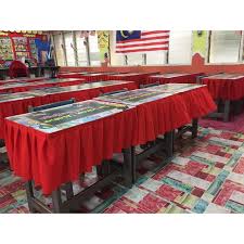 Kerapian kursi, meja, loker, dan lemari c. Buy Skirting Meja Kelas Standard Saiz 66inci Labuh 12inci Seetracker Malaysia