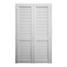 Prezzi persiane a confronto pro e contro persiane in legno. Persiana In Alluminio Bianco Opaco 2 Ante Con Serratura Destra 120x220 Cm Lxh Bricoman