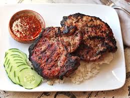 Turn up the heat & try grilling our super juicy pork chops recipe today! Vietnamese Grilled Lemongrass Pork Chops Thit Heo Nuong Xa Recipe