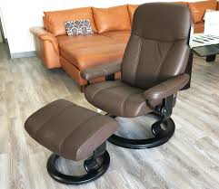Shop over 280 top brown leather chair with ottoman and earn cash back all in one place. Stressless Consul Recliner Chair And Ottoman Batick Brown Leather By Ekornes Stressless Consul Batick Brown Leather Chairs Recliners