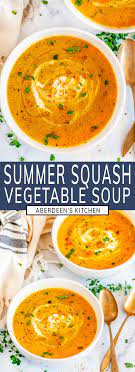 Summer Squash Vegetable Soup Aberdeen S Kitchen Recipe Yellow Squash Recipes Vegetable Soup Recipes Soup Recipes