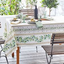 Was hast du im video gelernt? Mediterrane Oliven Tischdecke Mit Fleckschutz Hagen Grote Shop