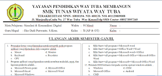 We did not find results for: Contoh Soal Simulasi Digital Kelas 10 Semester 2 Barisan Contoh