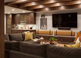 Basement cinder block paint ideas. 75 Beautiful Exposed Beam Basement Pictures Ideas August 2021 Houzz