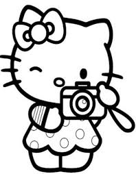Hello kitty black and white. Hello Kitty Clip Art Images Cartoon Image 2 Wikiclipart