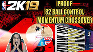 Watch This First Proof 82 Ball Control Can Momentum Dribble In Nba 2k19