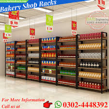 This solid oak fixture comes with adjustable slatted shelving to accommodate a wide variety of unique sized product. Bakery Shop Racks Rack Bakery Racks Wooden Bakery Racks Shelving Wall Display Racks Buy Online At Best Prices In Pakistan Daraz Pk