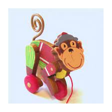 Circus Monkey Toy Dollhouse Miniature By Twelfthdimension On Etsy 20 00 Dollhouse Miniatures Miniatures Miniature Toys