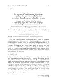 'ministry of truth?' israel & myanmar to 'correct' each other's history textbooks. Pdf Development Of Polycaprolactone Microspheres With Controllable And Uniform Particle Size By Uniform Design Experiment In Emulsion Progress