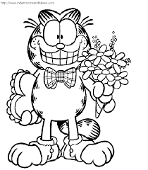 Garfield Valentine S Day Coloring Page Valentine Coloring Pages Cartoon Coloring Pages Valentines Day Coloring Page