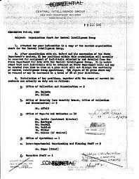 Organizational Structure Of The Central Intelligence Agency