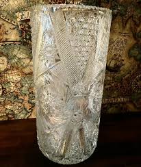 Check spelling or type a new query. Large Mint Antique Brilliant Cut Glass Umbrella Stand Jar Vase Cane Holder 17 Ebay