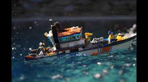 sinking lego boat youtube