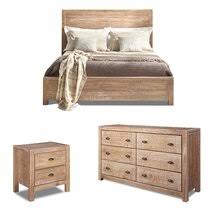 Includes queen bed, dresser with mirror and nightstand. Solid Wood Bedroom Sets You Ll Love In 2021 Wayfair