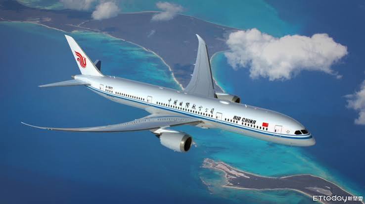 中國國際航空CA410台北直飛重慶