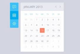 Pure Css3 Calender Fribly Web Development Design Web Design Simple Web Design