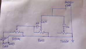 Volume Bass And Treble Circuit In Audio Amplifier 11 Steps Audio Amplifier Amplifier Circuit
