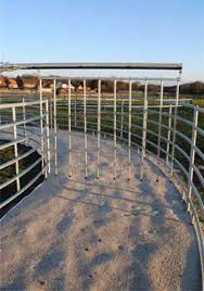 Generalmente, per recinti per cavalli /equini raccomandiamo una tensione minima di almeno 3000 v. Tondino Per Cavalli Rotondo Texas Fence Molenkoning Bv Con Recinzione