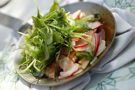 Recette Langoustines En Croquant De Legumes Radis Navet Roquette Deglaces Au Xeres Huile D Olives En Poelon Chaud 750g