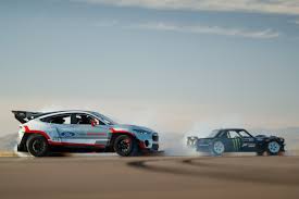Witness Ken Block Shred Tires In The Ford Mustang Mach E 1400 Well today i get a second chance thanks to ford performance and rtr vehicles (who helped to design and build my 1965 ford mustang. shred tires in the ford mustang mach e 1400