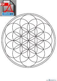 Die blume des lebens und die heilige geometrie regenbogenkreis. Die Blume Des Lebens Als Muster Zum Download Und Ausdrucken