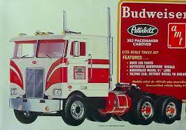 Amt peterbilt 352 cabover super b fuel trailers build up. Budweiser Peterbilt 352 Pacemaker Cabover 1 25 Fs