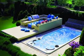 Hydropool Self Cleaning Swim Spa Installed In Ground With Automatic Cover Spa Pool Tub Pools Swim Spa