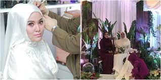 Pabila ku lihat senyumanmu terdetik memori pertemuan kali pertama kita berdua a.s: Foto Video Sekitar Majlis Akad Nikah Shila Amzah Lawanya