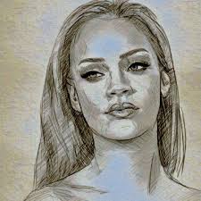 Rihanna, Painting by Dan Rinaldo
