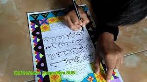 Scopri ricette, idee per la casa, consigli di stile e altre idee da provare. Cara Membuat Kaligrafi Surat Al Kautsar Kertas F4 Youtube