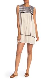 Thml Sleeveless Embroidered Dress Nordstrom Rack Embroidered Dress Nordstrom Dresses Tank Top Fashion